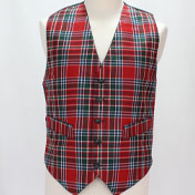 Waistcoat, Vest, Tartan, in choice of over 500 Wool Tartans